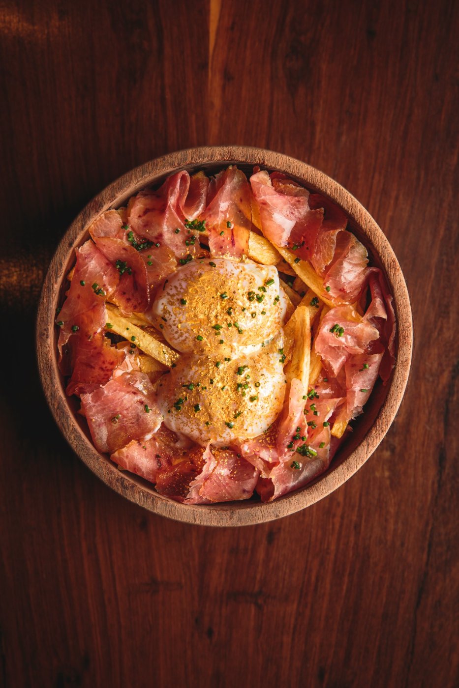 Huevos con jamón · Cartof